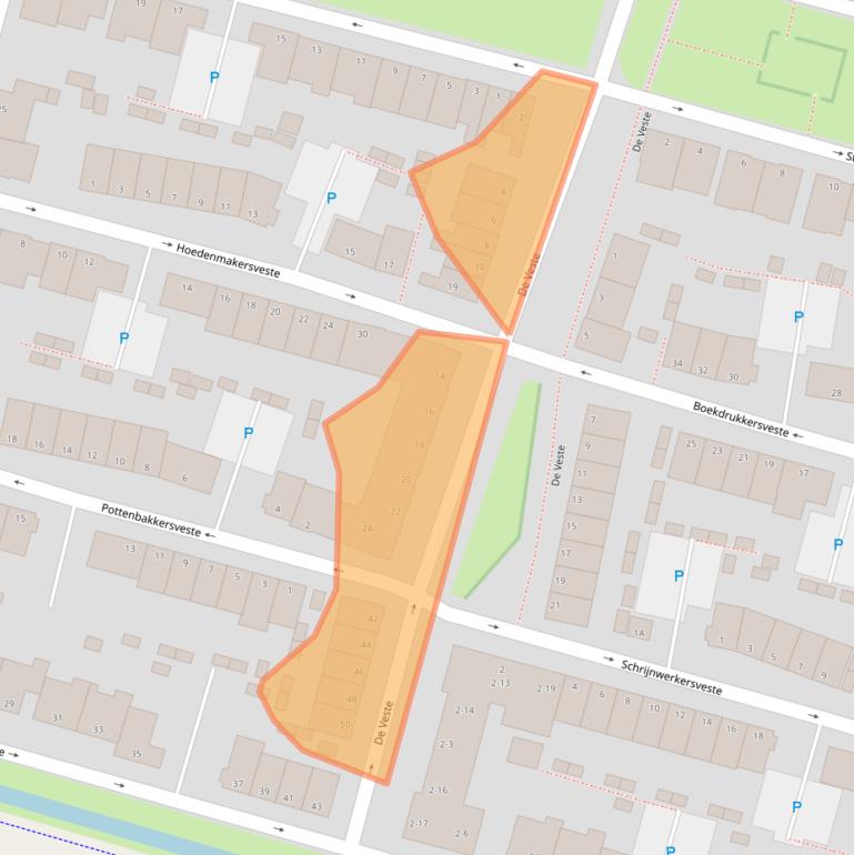 Kaart van postcodegebied 6846BD.