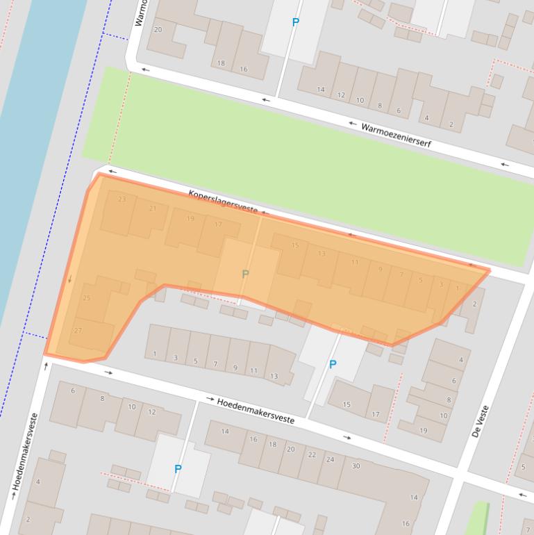 Kaart van postcodegebied 6846BE.