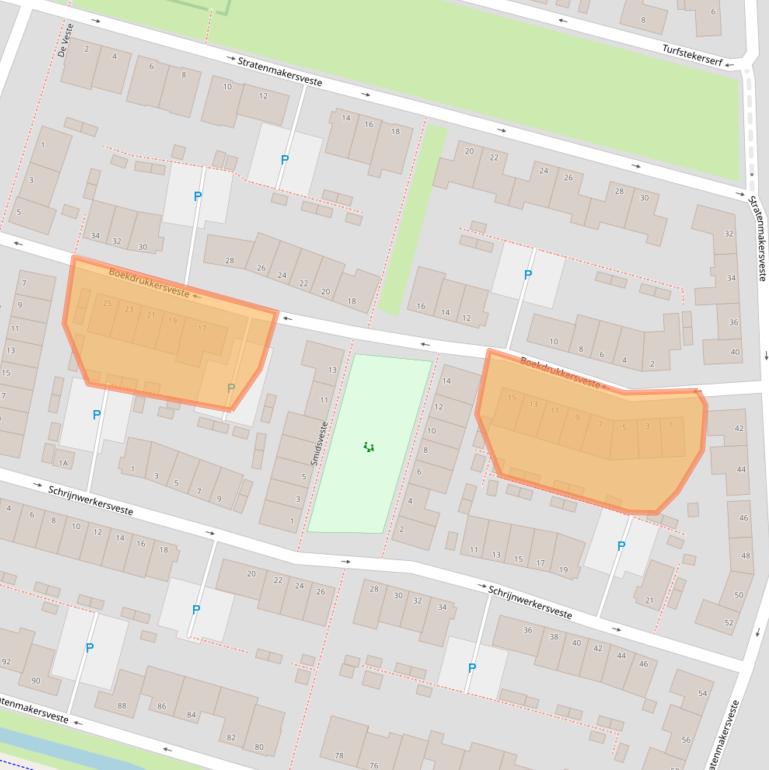 Kaart van postcodegebied 6846BL.