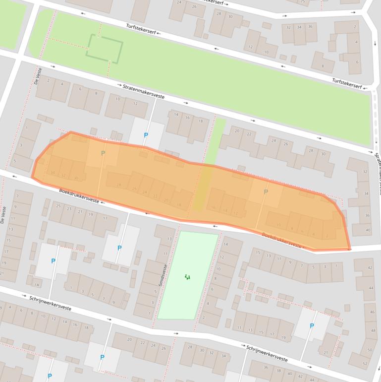 Kaart van postcodegebied 6846BM.