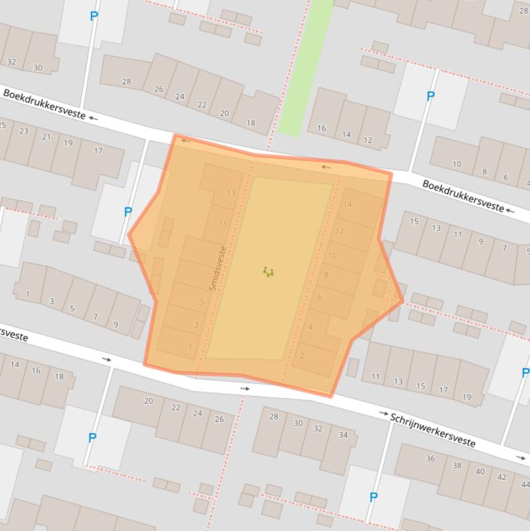 Kaart van postcodegebied 6846BR.