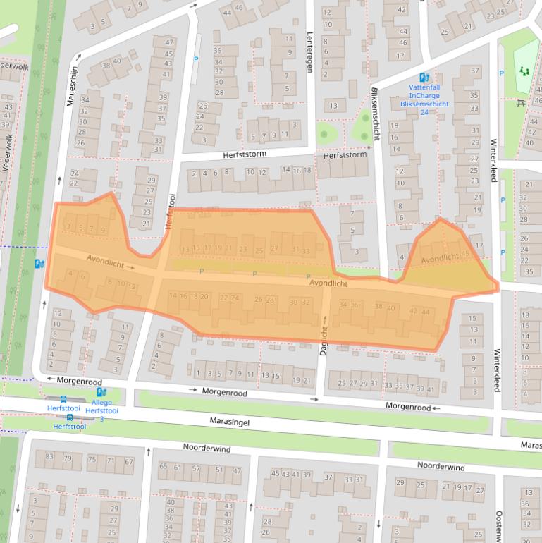 Kaart van postcodegebied 6846DT.