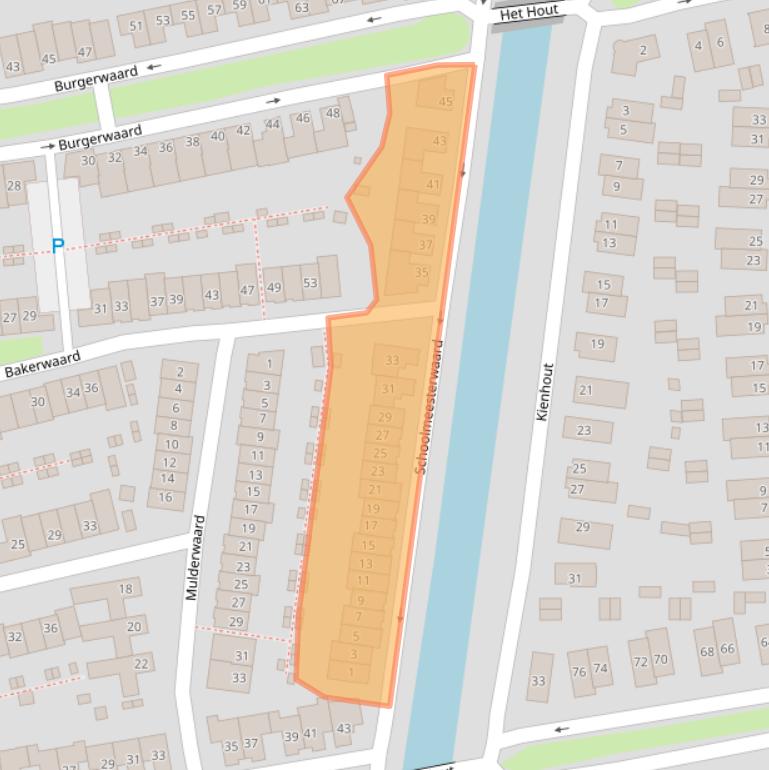 Kaart van postcodegebied 6846EG.