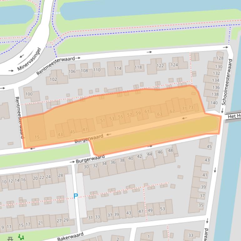 Kaart van postcodegebied 6846EK.