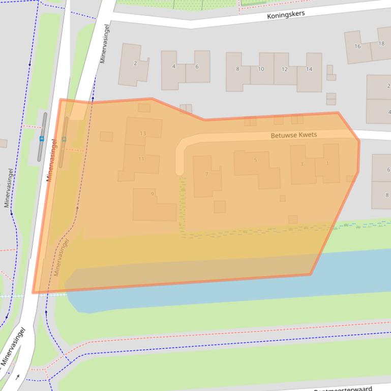 Kaart van postcodegebied 6846HA.