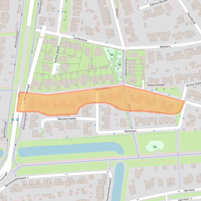 Kaart van postcodegebied 6846HC.