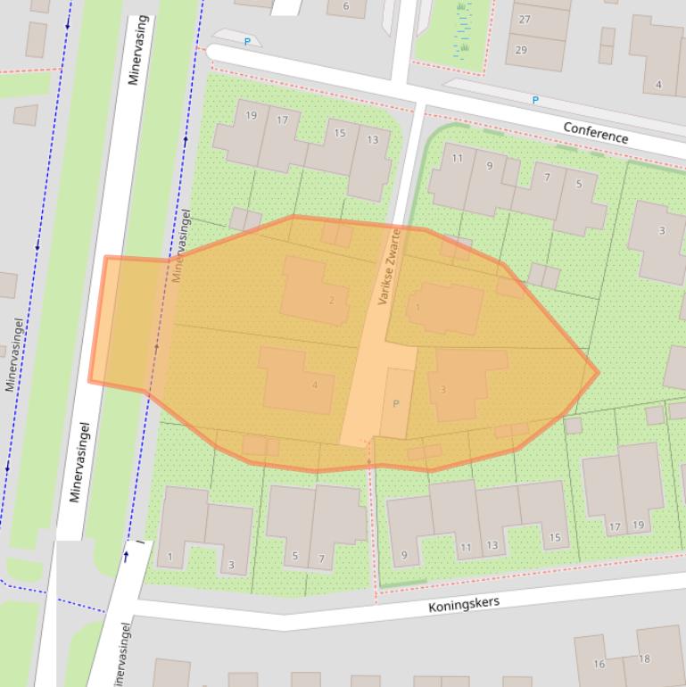 Kaart van postcodegebied 6846HH.