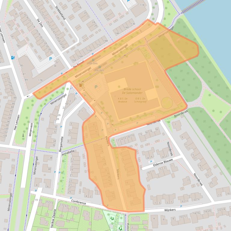 Kaart van postcodegebied 6846HR.