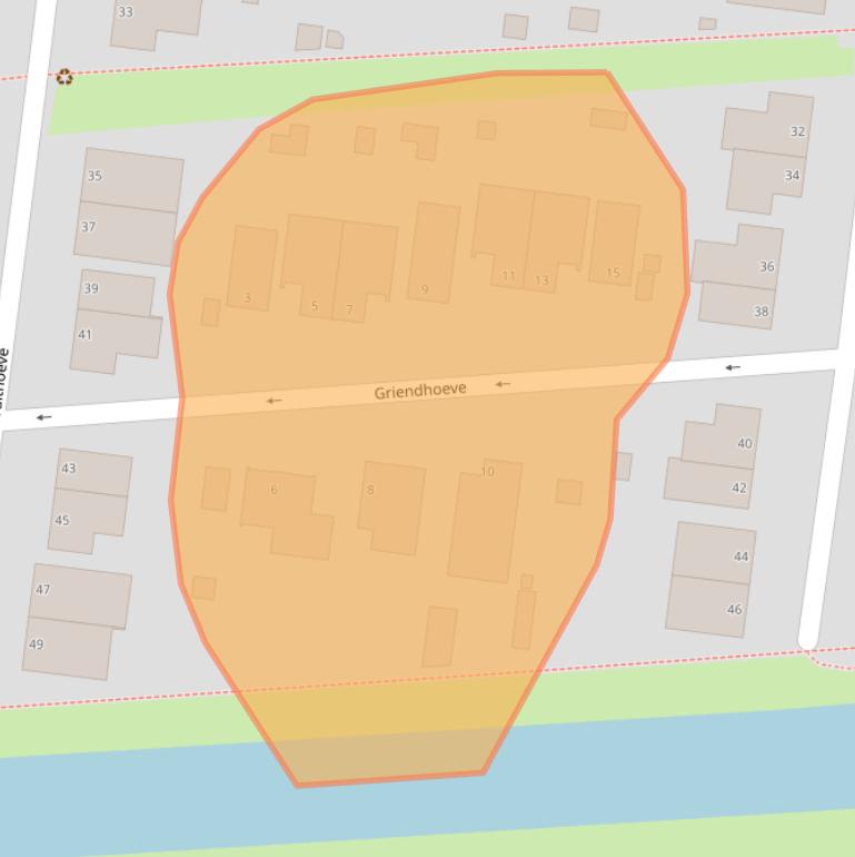 Kaart van postcodegebied 6846JC.