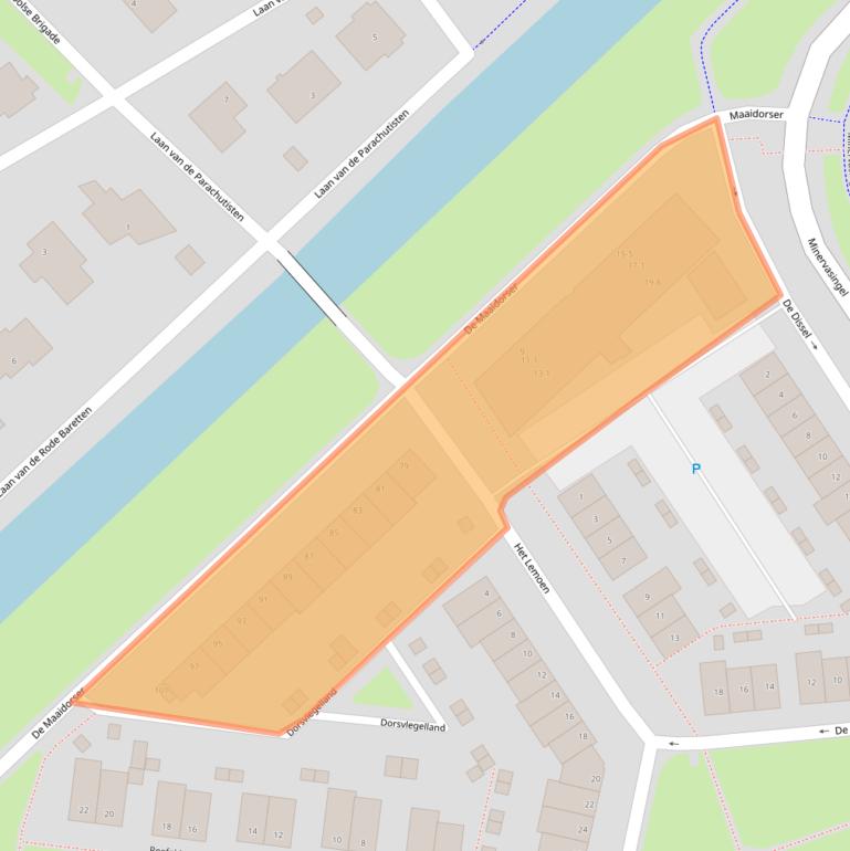 Kaart van postcodegebied 6846KX.