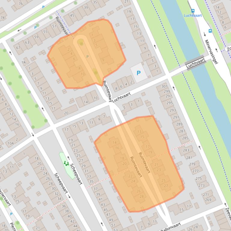 Kaart van postcodegebied 6846LH.