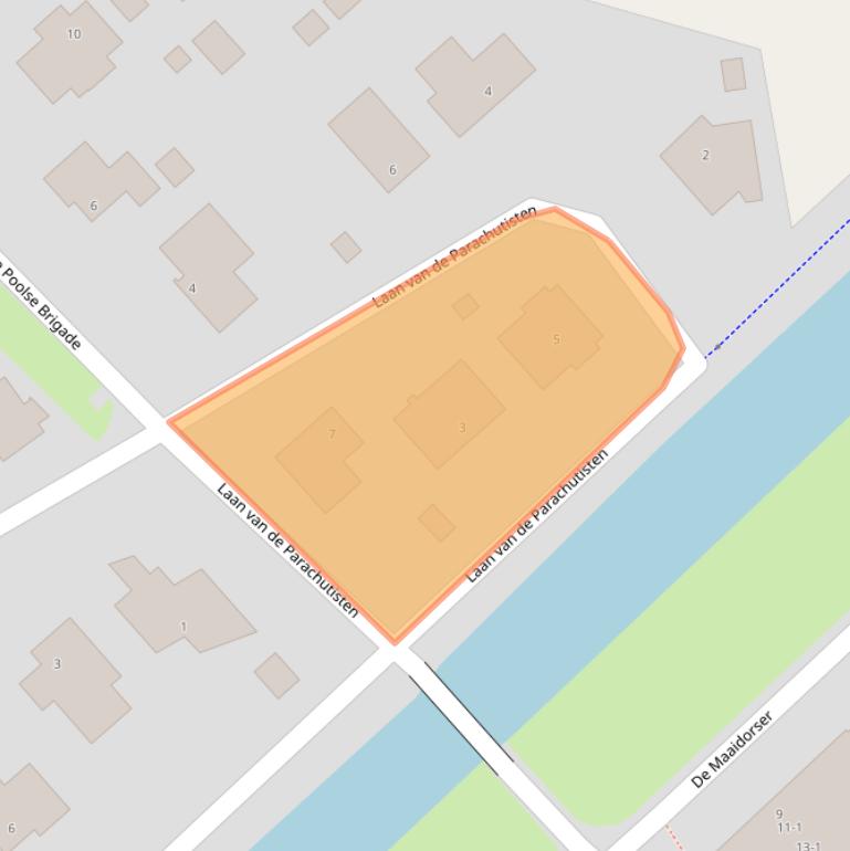 Kaart van postcodegebied 6846MH.