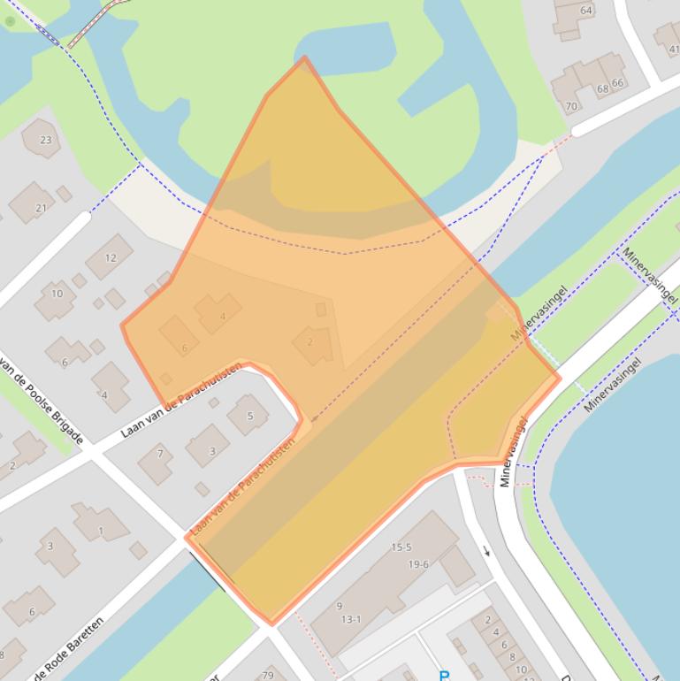 Kaart van postcodegebied 6846MJ.