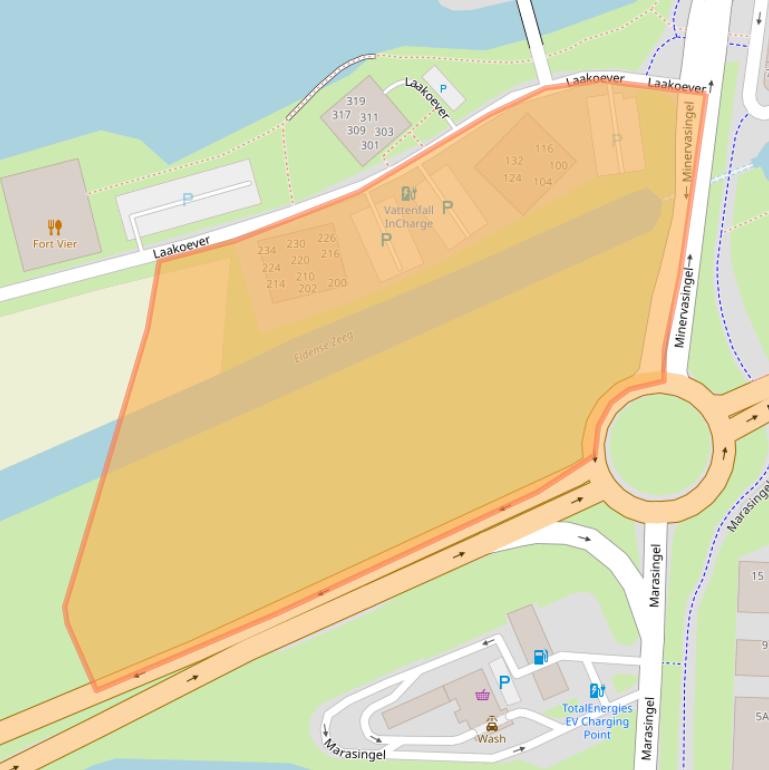Kaart van postcodegebied 6846MW.