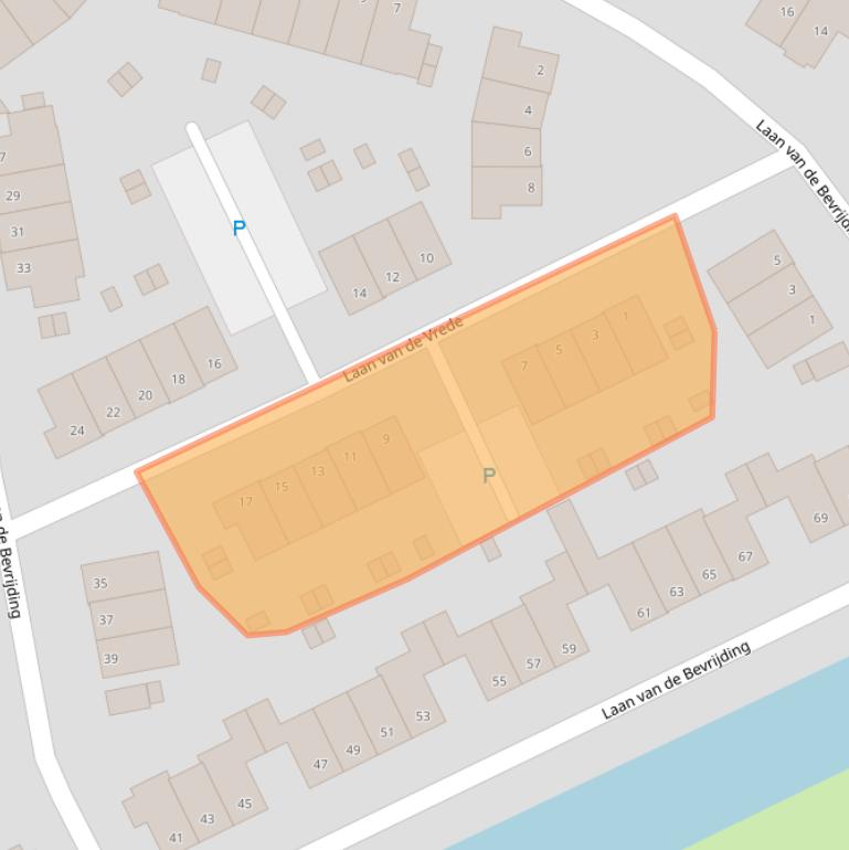 Kaart van postcodegebied 6846NC.