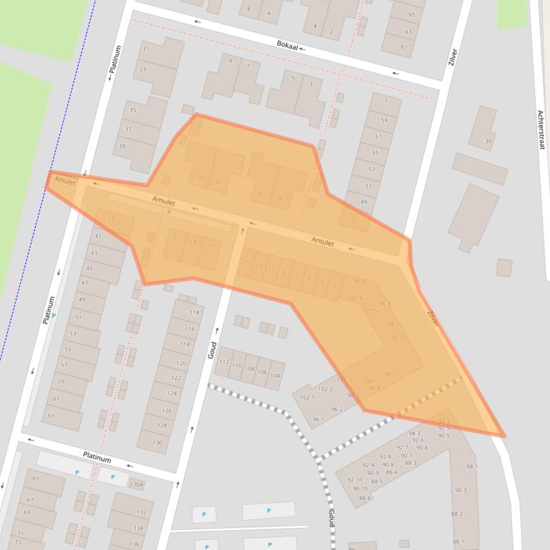 Kaart van postcodegebied 6846PG.