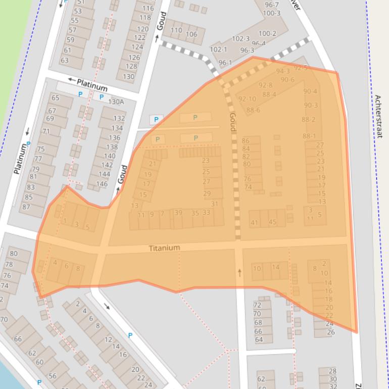 Kaart van postcodegebied 6846PJ.