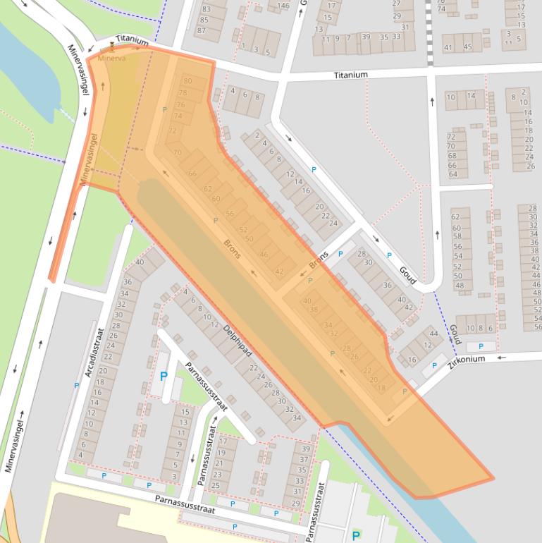 Kaart van postcodegebied 6846PK.