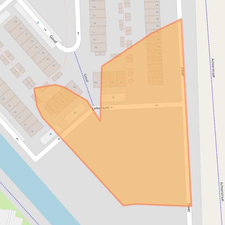 Kaart van postcodegebied 6846PL.