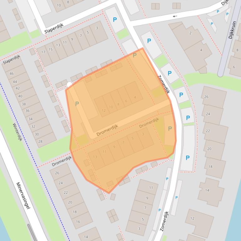 Kaart van postcodegebied 6846RM.