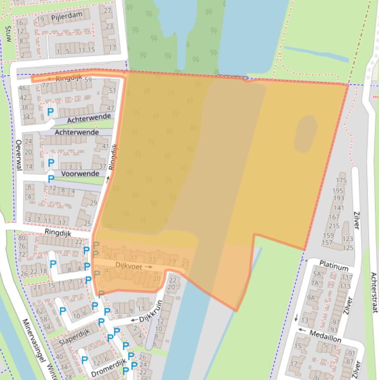 Kaart van postcodegebied 6846RS.