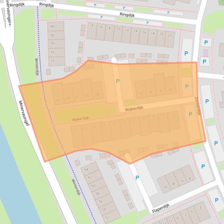 Kaart van postcodegebied 6846RT.