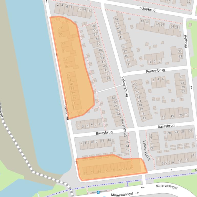 Kaart van postcodegebied 6846SB.