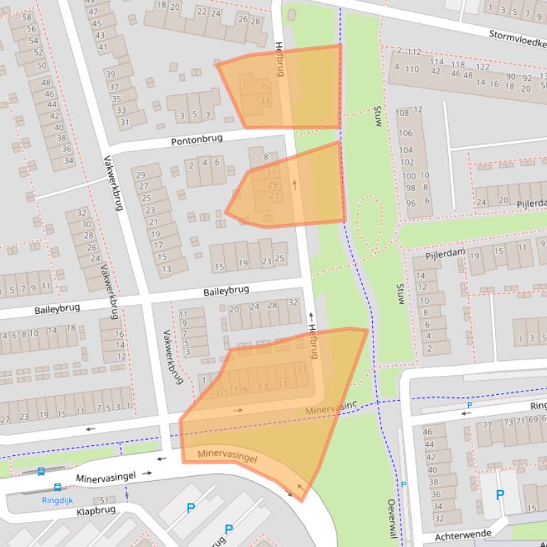 Kaart van postcodegebied 6846SC.