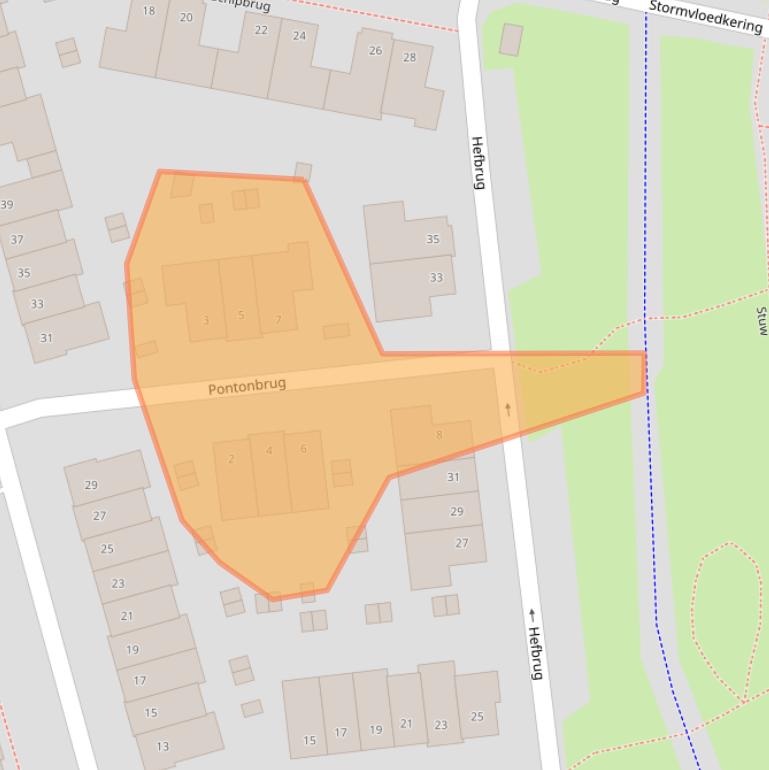 Kaart van postcodegebied 6846SH.