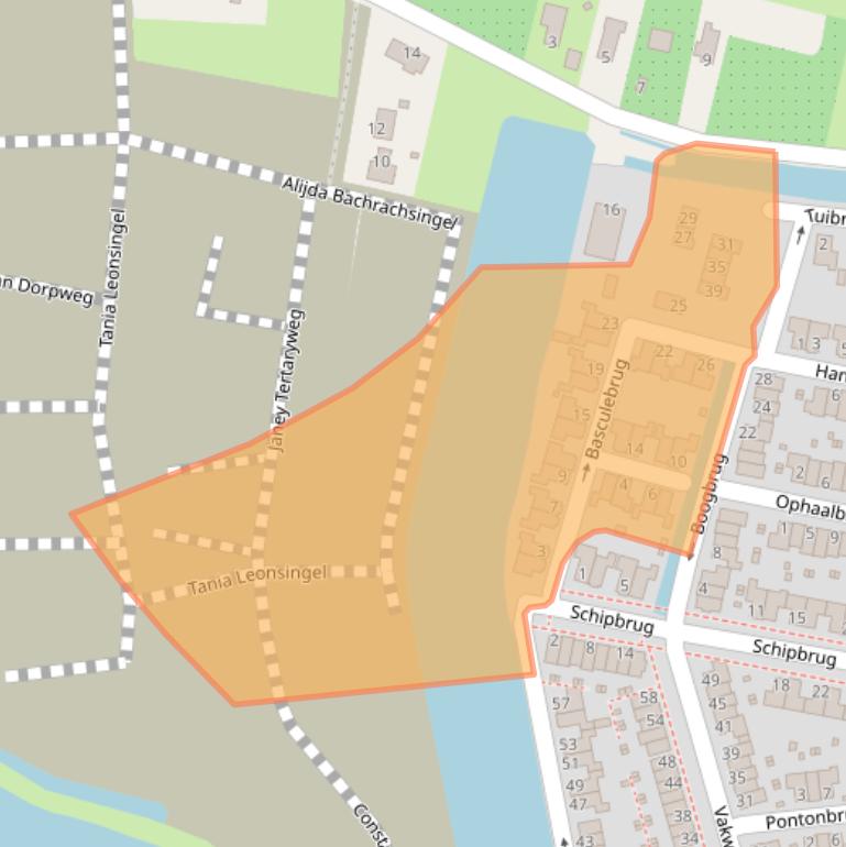 Kaart van postcodegebied 6846SR.