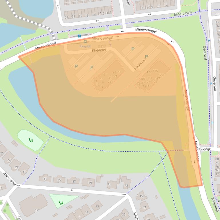 Kaart van postcodegebied 6846SZ.