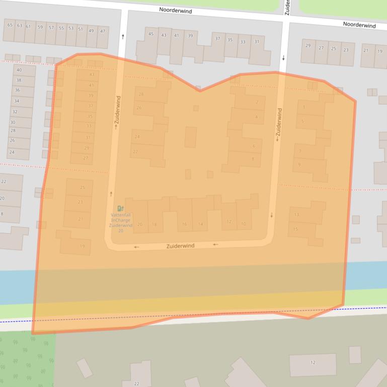 Kaart van postcodegebied 6846WE.