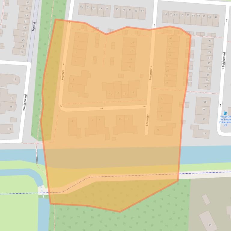 Kaart van postcodegebied 6846WG.