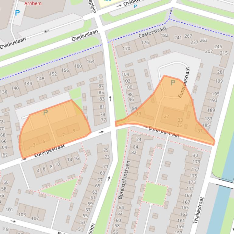 Kaart van postcodegebied 6846XG.