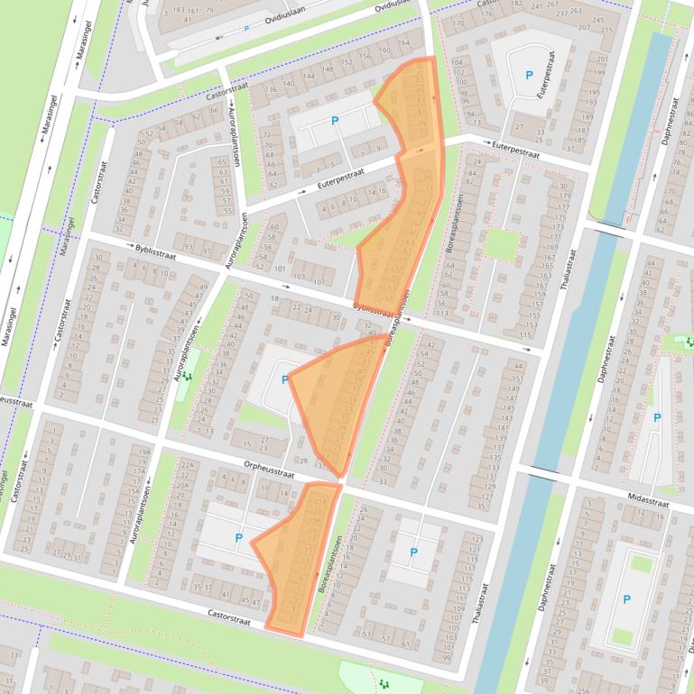 Kaart van postcodegebied 6846XL.