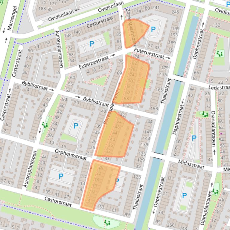 Kaart van postcodegebied 6846XM.