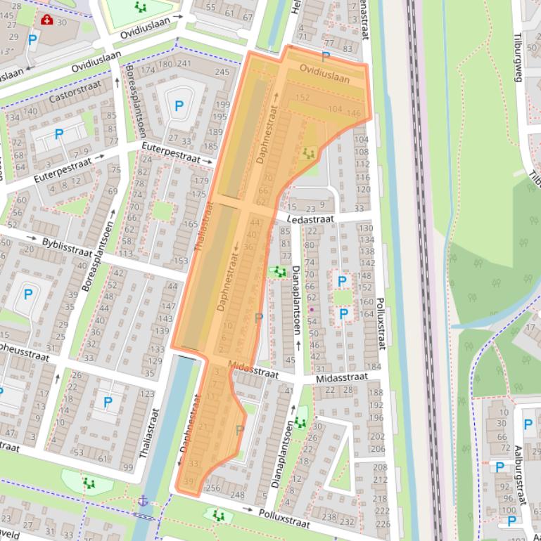 Kaart van postcodegebied 6846XN.