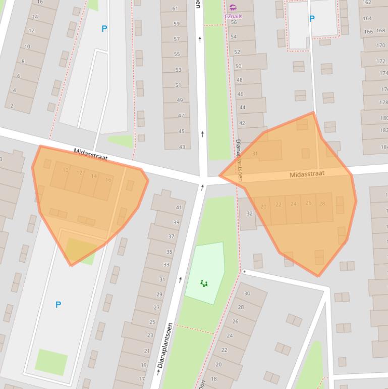 Kaart van postcodegebied 6846XR.