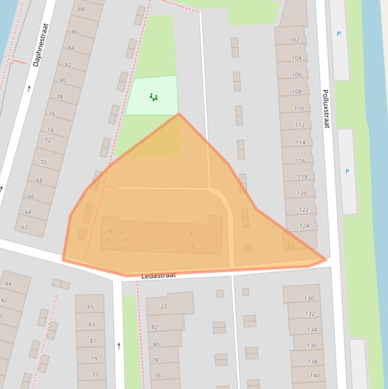 Kaart van postcodegebied 6846XS.