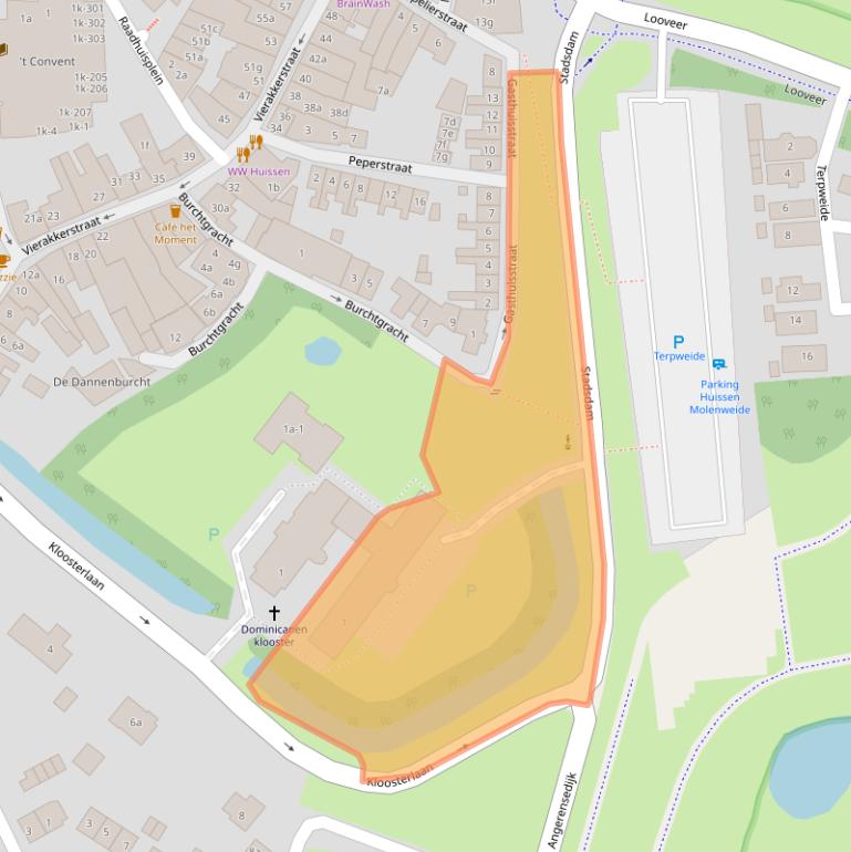 Kaart van postcodegebied 6851AH.