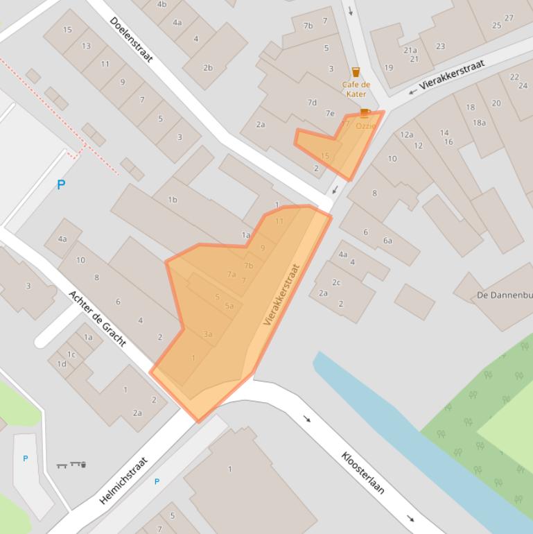 Kaart van postcodegebied 6851BA.