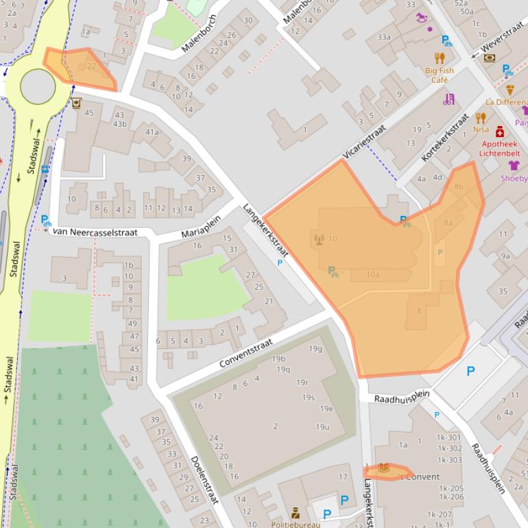 Kaart van postcodegebied 6851BN.