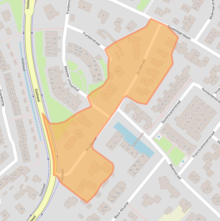 Kaart van postcodegebied 6851CN.