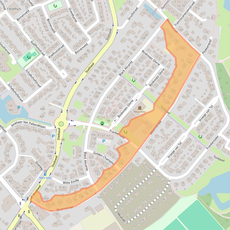 Kaart van postcodegebied 6851CS.