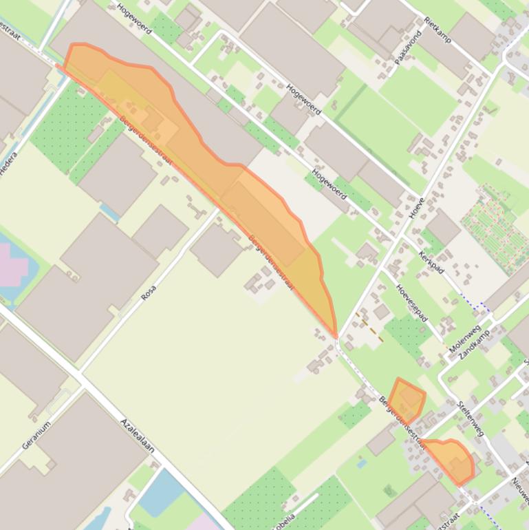 Kaart van postcodegebied 6851EN.