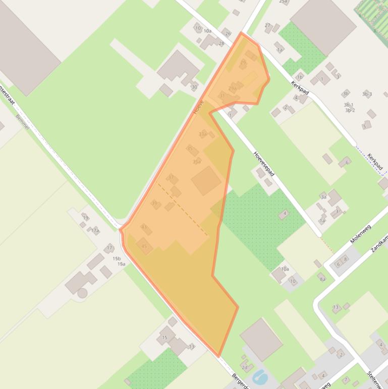 Kaart van postcodegebied 6851ER.