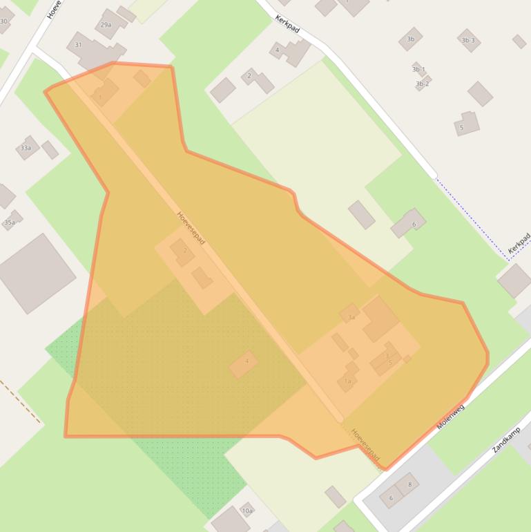 Kaart van postcodegebied 6851EW.