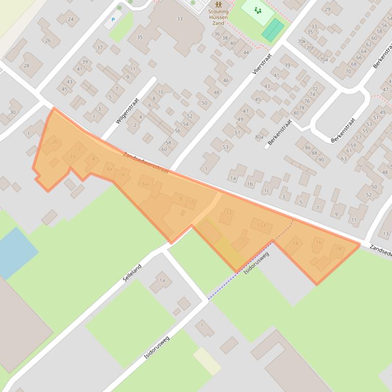 Kaart van postcodegebied 6851GJ.