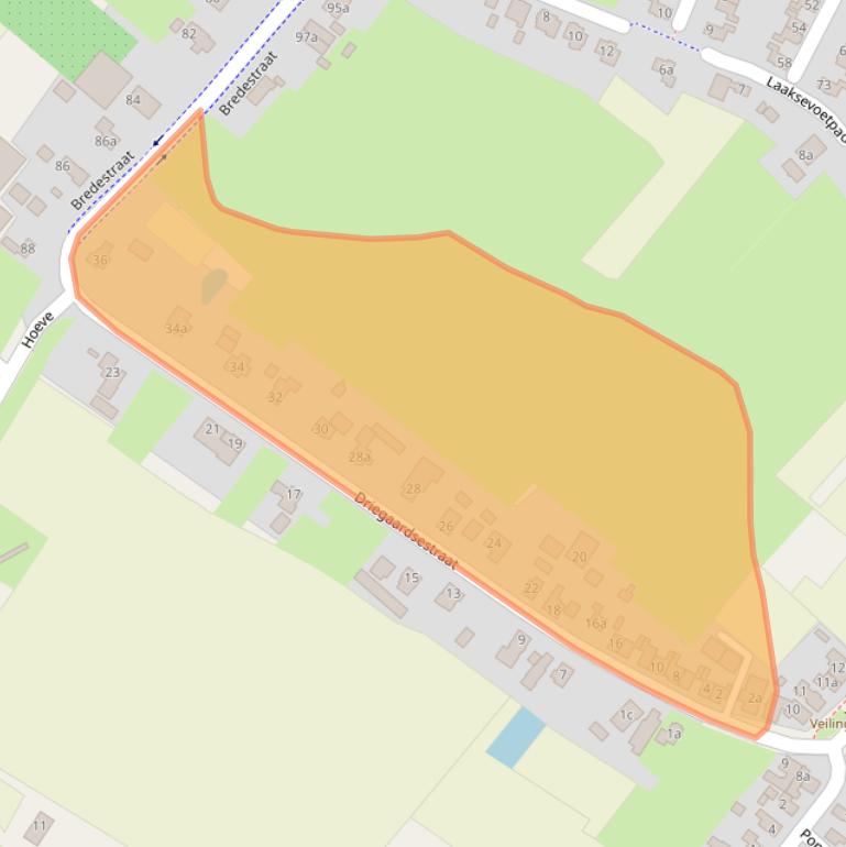 Kaart van postcodegebied 6851GP.