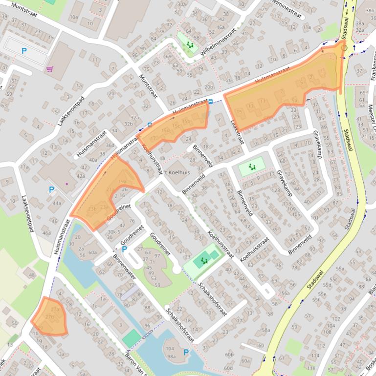 Kaart van postcodegebied 6851GS.